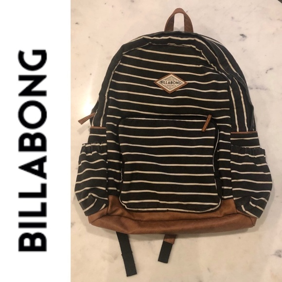 striped billabong backpack
